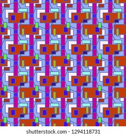 Abstract background - multicolored trend seamless pattern.