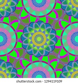 Abstract background - multicolored trend seamless pattern.