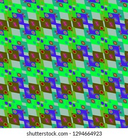 Abstract background - multicolored trend seamless pattern.