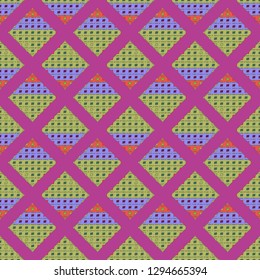Abstract background - multicolored trend seamless pattern.