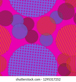Abstract background - multicolored trend seamless pattern.