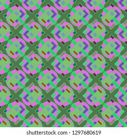 Abstract background - multicolored trend seamless pattern.
