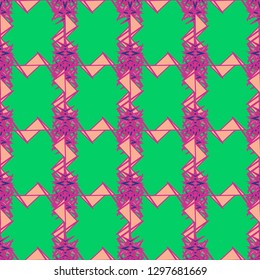 Abstract background - multicolored trend seamless pattern.