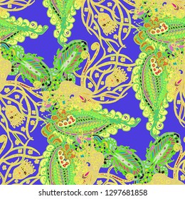 Abstract background - multicolored trend seamless pattern.