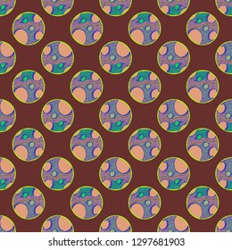Abstract background - multicolored trend seamless pattern.
