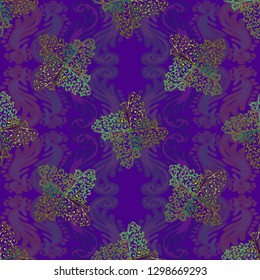 Abstract background - multicolored trend seamless pattern.
