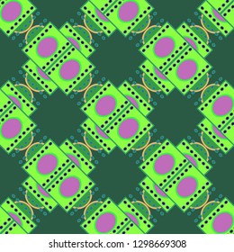 Abstract background - multicolored trend seamless pattern.