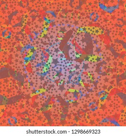 Abstract background - multicolored trend seamless pattern.