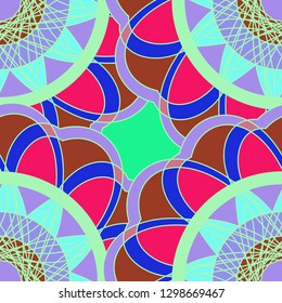 Abstract background - multicolored trend seamless pattern.