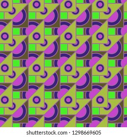 Abstract background - multicolored trend seamless pattern.