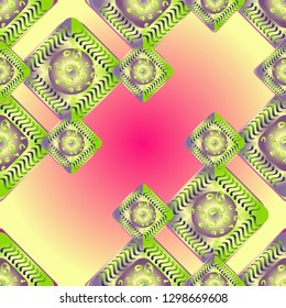 Abstract background - multicolored trend seamless pattern.