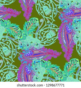 Abstract background - multicolored trend seamless pattern.
