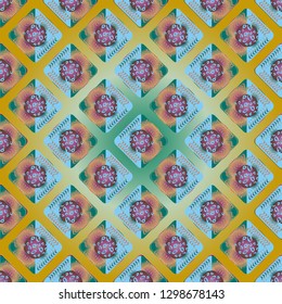 Abstract background - multicolored trend seamless pattern.