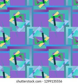 Abstract background - multicolored trend seamless pattern.