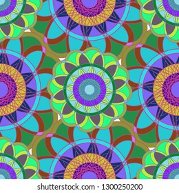 Abstract background - multicolored trend seamless pattern.