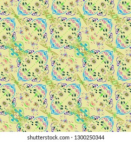 Abstract background - multicolored trend seamless pattern.