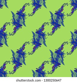 Abstract background - multicolored trend seamless pattern.