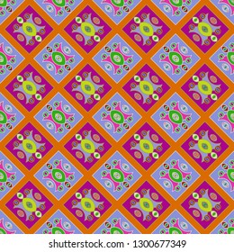 Abstract background - multicolored trend seamless pattern.