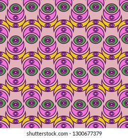 Abstract background - multicolored trend seamless pattern.