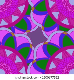 Abstract background - multicolored trend seamless pattern.
