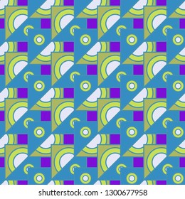 Abstract background - multicolored trend seamless pattern.