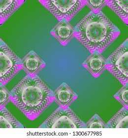 Abstract background - multicolored trend seamless pattern.