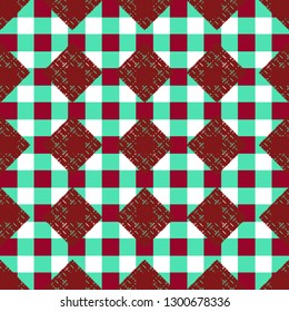Abstract background - multicolored trend seamless pattern.