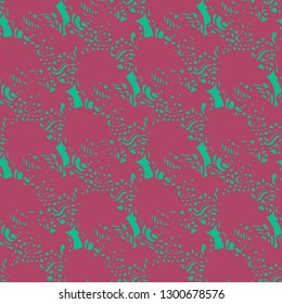 Abstract background - multicolored trend seamless pattern.