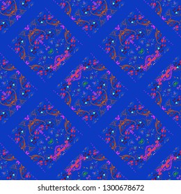 Abstract background - multicolored trend seamless pattern.