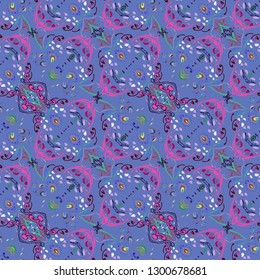 Abstract background - multicolored trend seamless pattern.