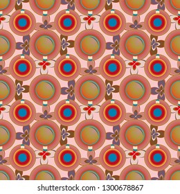 Abstract background - multicolored trend seamless pattern.