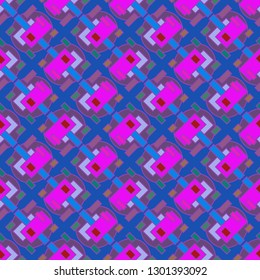 Abstract background - multicolored trend seamless pattern.