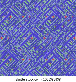 Abstract background - multicolored trend seamless pattern.