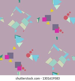 Abstract background - multicolored trend seamless pattern.
