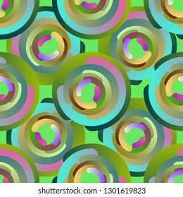 Abstract background - multicolored trend seamless pattern.