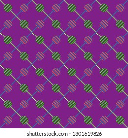 Abstract background - multicolored trend seamless pattern.
