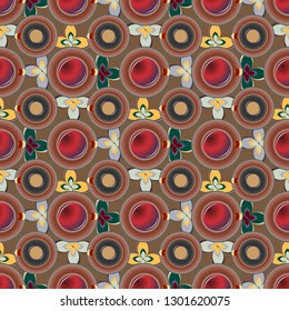 Abstract background - multicolored trend seamless pattern.