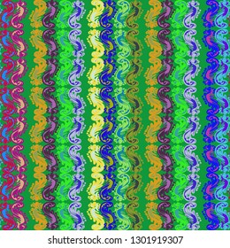 Abstract background - multicolored trend seamless pattern.