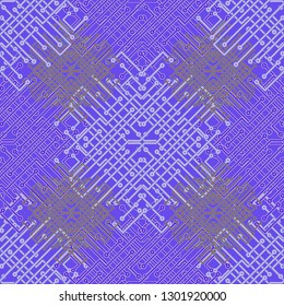 Abstract background - multicolored trend seamless pattern.