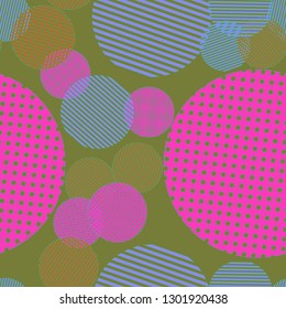 Abstract background - multicolored trend seamless pattern.