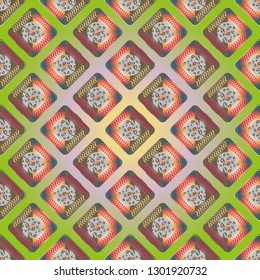 Abstract background - multicolored trend seamless pattern.