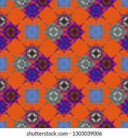 Abstract background - multicolored trend seamless pattern.