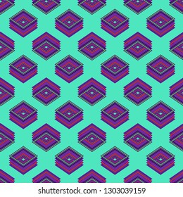 Abstract background - multicolored trend seamless pattern.
