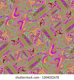 Abstract background - multicolored trend seamless pattern.