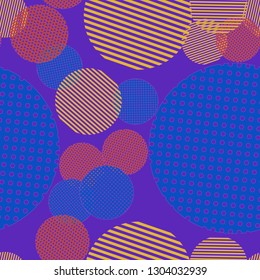 Abstract background - multicolored trend seamless pattern.