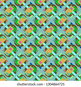 Abstract background - multicolored trend seamless pattern.