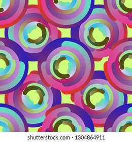 Abstract background - multicolored trend seamless pattern.