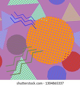 Abstract background - multicolored trend seamless pattern.