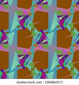 Abstract background - multicolored trend seamless pattern.