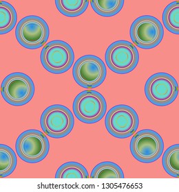 Abstract background - multicolored trend seamless pattern.